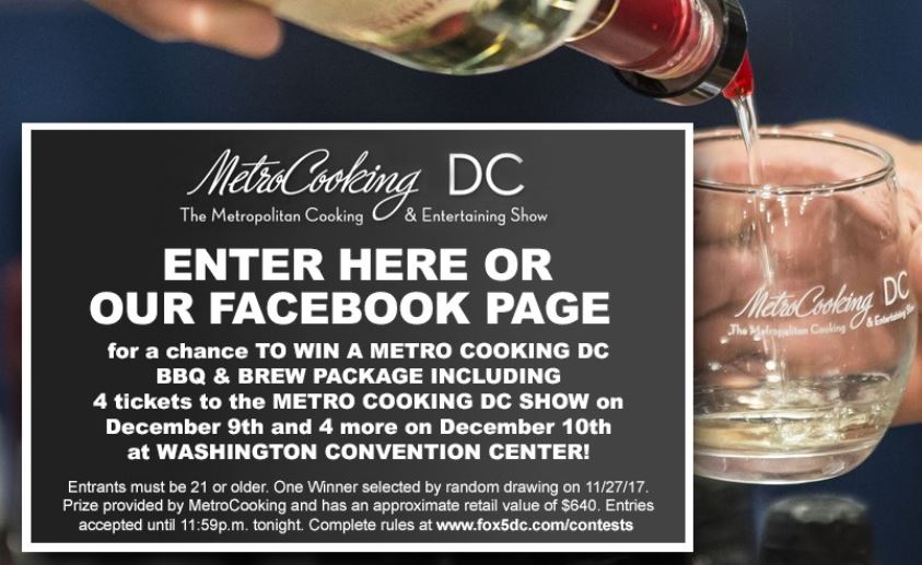 Fox 5 DC Metrocooking Giveaway