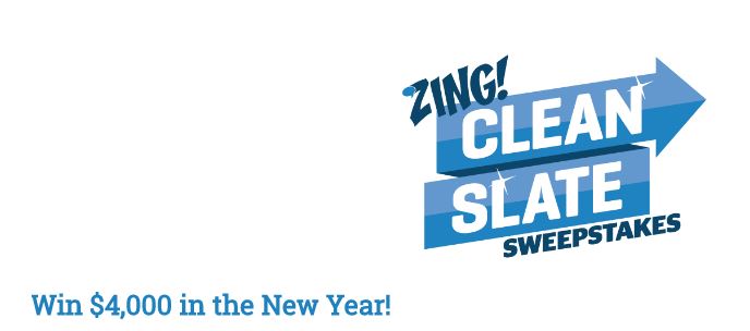 Zing Clean Slate Sweepstakes