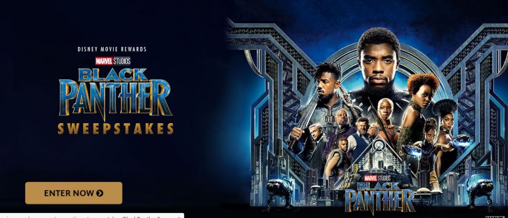 Disney Movie Rewards Black Panther Sweepstakes