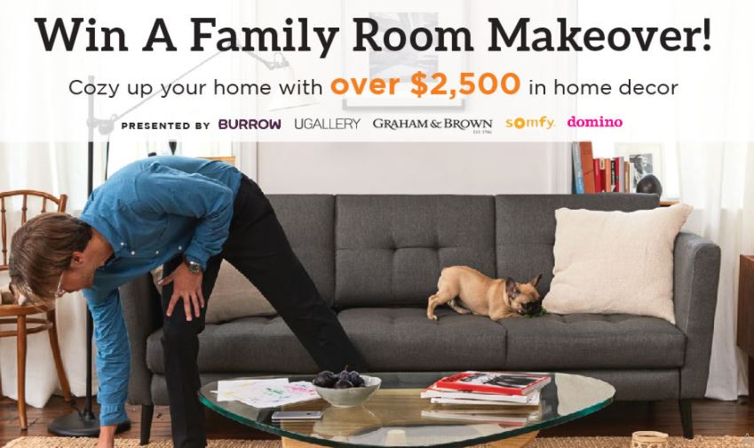 UGallery Family Room Makeover Sweepstakes
