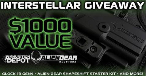 Ammunition Depot Interstellar Giveaway