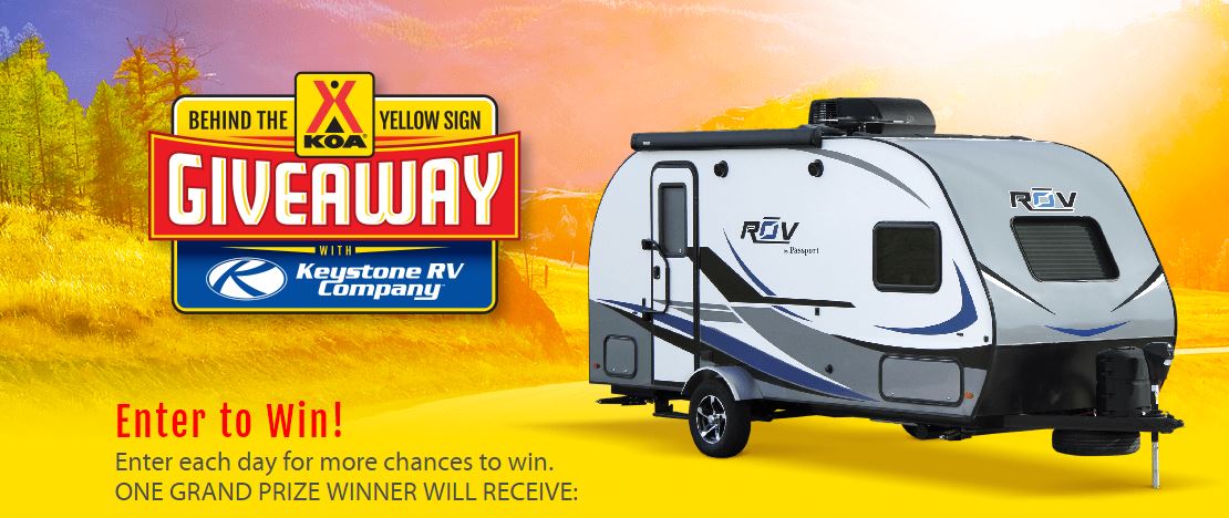 KOA Keystone Behind the Sign Giveaway