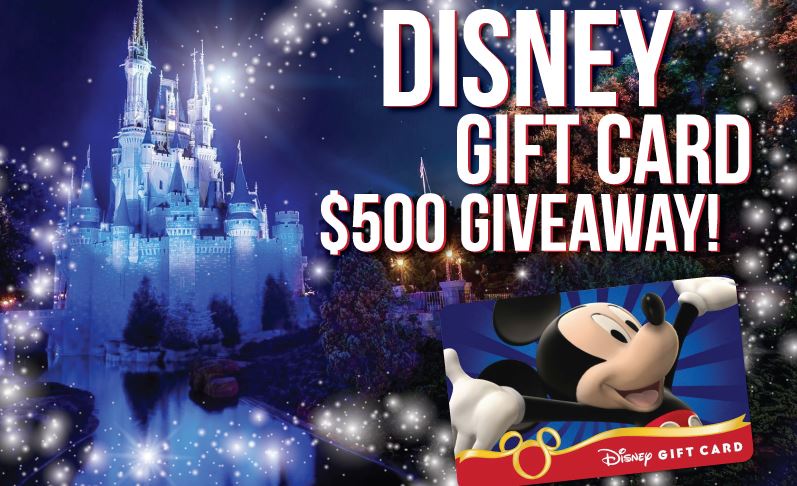 Disney Gift Card Giveaway