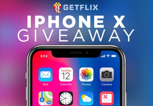 Getflix iPhone X Giveaway