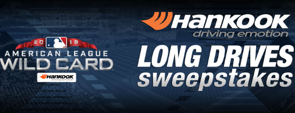 Mlb Hankook Tire Long Drives Sweepstakes