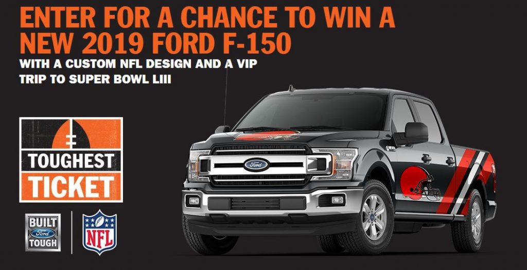 NFL and Ford Toughest Ticket Sweepstakes