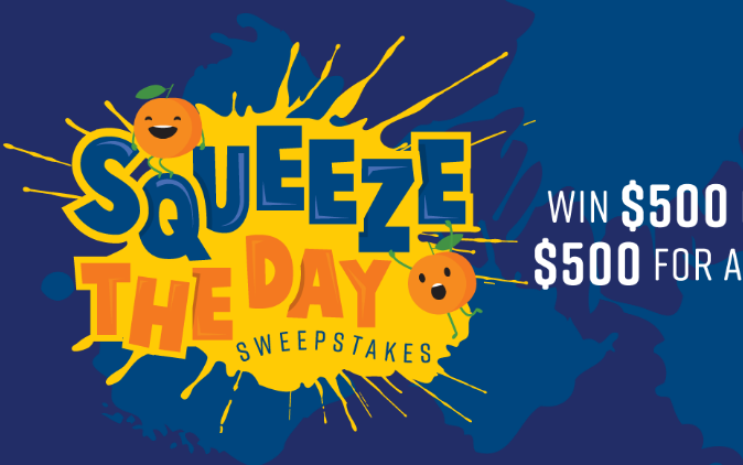 Squeeze the Day Sweepstakes