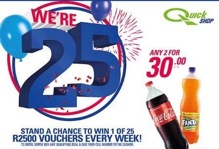 Engen QuickShop 25th Birthday Competition