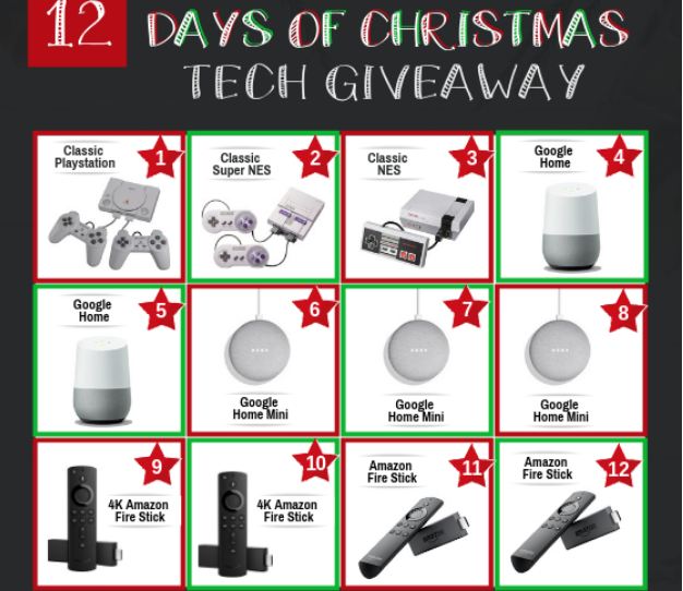 Dollar Dig 12 Days of Christmas Tech Giveaway