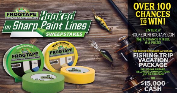 FrogTape Hooked on Sharp Paint Lines Sweepstakes