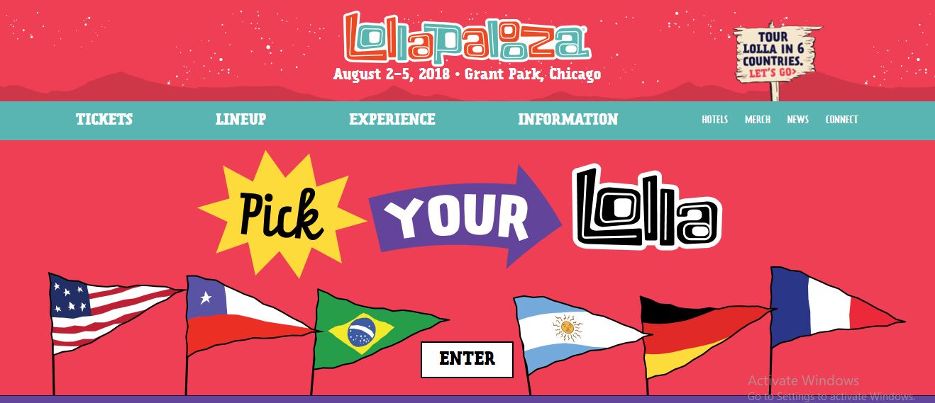 Lollapalooza Pick Your Lolla Giveaway