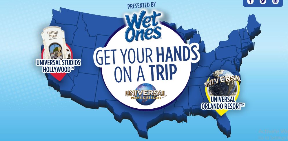 Wet Ones Ultimate Summer Vacation Sweepstakes